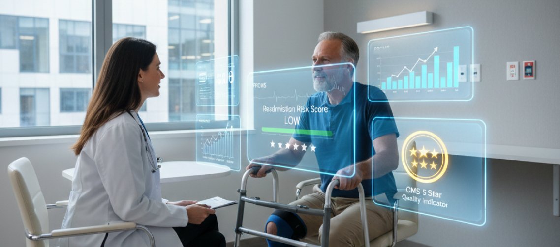 ortho focused community hospitals digital patient engagement cut readmissions 5 star cms 1